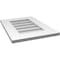 Ekena Millwork Vertical Surface Mount PVC Gable Vent: Non-Functional, w/ 3-1/2"W x 1"P Standard Frame, 16"W x 22"H GVPVE16X2201SN - alternate 4